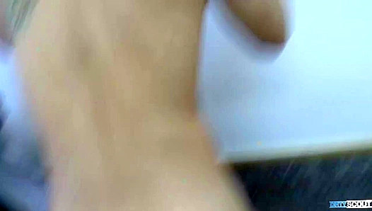 Dirty Scout ~ Tattooed Amateur Tries Anal for the First Time