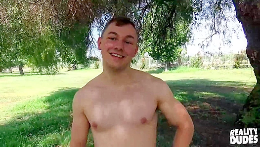 Hairy Hunk Blake Gets Facialized by Hung Stud