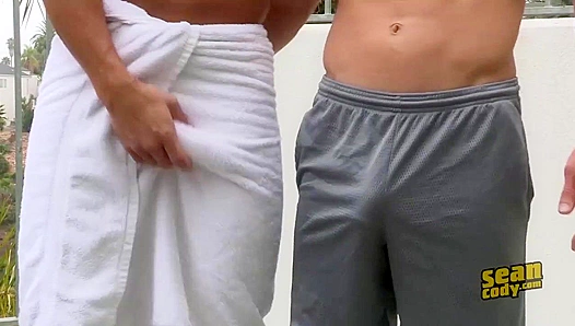 Joey & Brysen ~ Sensual Massage to Shower Sex – Raw Bareback Fun