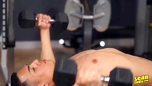 Horny Latino Hunk Ernie Masturbates Solo