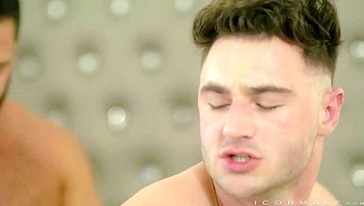 Rugged Bear Dominates Twink ~ Dominic Pacifico & Michael Boston Pound Nicholas Adams