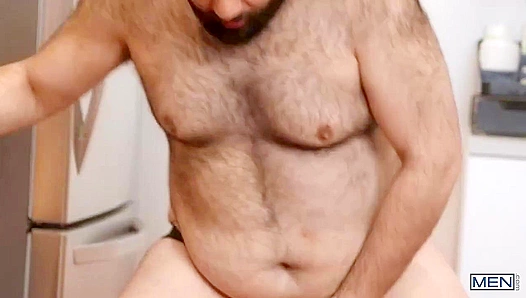Burly Bear Drills Twink ~ Jordan Lake Fucks Jay Cub's Tight Hole