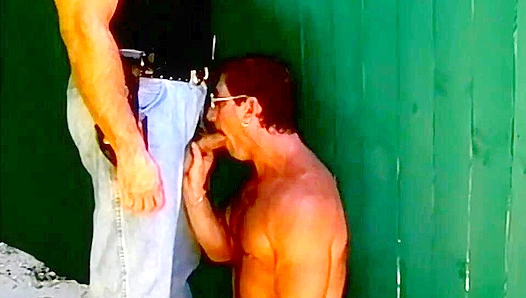 John Nagel & John Hunter Dominate Billy's Throat - Bonus Hunks BJ Session