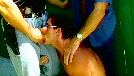 John Nagel & John Hunter Dominate Billy's Throat - Bonus Hunks BJ Session