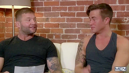 Sweaty Love ~ Colby Jansen Drills Leo Sweetwood's Booty