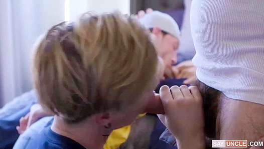 Twinks Swap Dicks ~ Foursome Fun with Rocky, Edward, Markus, and Jordan Lake