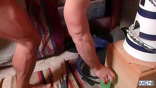 DILF Dirk Caber Drills His Friend’s Son Luke Adams - Hardcore Hole