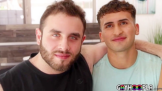 Isaac Hauncho Dominates Juan Lucas' Tight Ass - GayHoopla