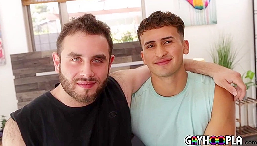 Isaac Hauncho Dominates Juan Lucas' Tight Ass - GayHoopla