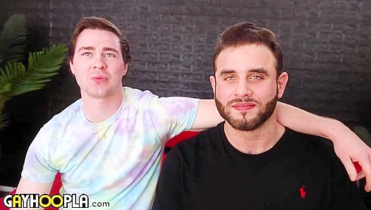 Isaac Hauncho Nails Mason Skyy Hard in IntenseGay Session - Gayhoopla