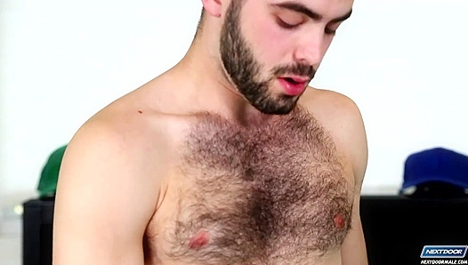 Thirsty Neighbor ~ Josh Long's Hairy Cock Craves Attention