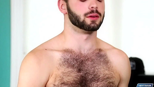 Thirsty Neighbor ~ Josh Long's Hairy Cock Craves Attention