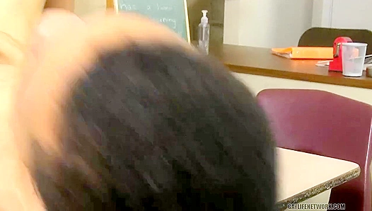 Big Bear Robbie BrutalizesBrad's Tiny Ass - Teach Twinks