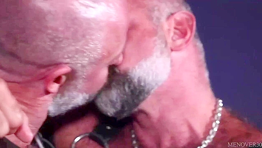 Silver Foxes Monty & Ben Dominate ~ Hot Gay Action Over 30