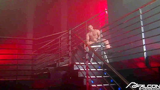 Muscular Staircase Fuck ~ Adam Killian & Samuel Colt - Falcon Studios