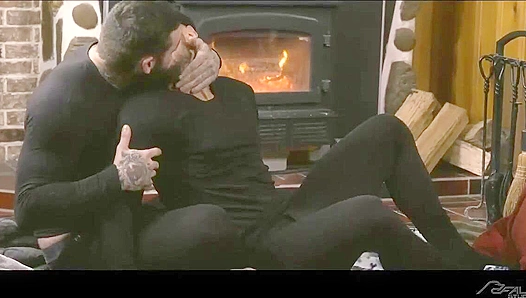 Bear Bonfire Bliss ~ Tony D'Angelo & Tayler Tash Heat Up the Fireplace