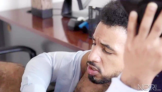 Tailor's Big Dick Gets a Hot Office Fuck - Noir Male
