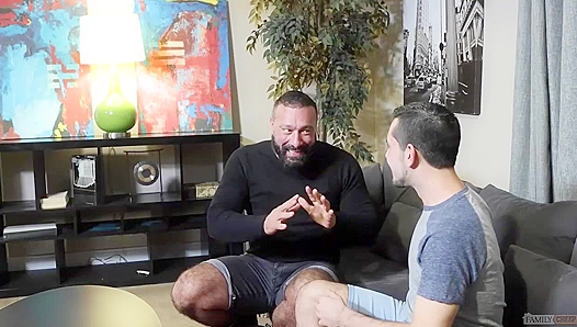 Sweaty Bear Threesome ~ Julian Torres, Alex Tikas, Aiden Joseph