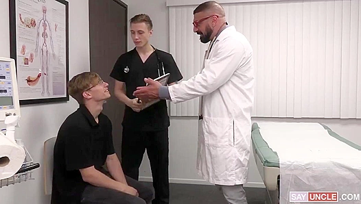 Dr. Marco Napoli's Expert Touch ~ A Gay Threesome Masterclass