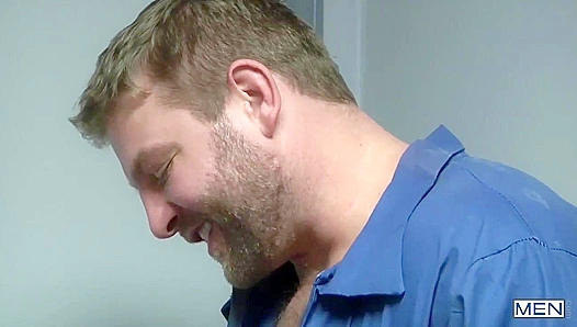 Colby Jansen & Brendan Phillips ~ Hard Dick Action in the School Backroom