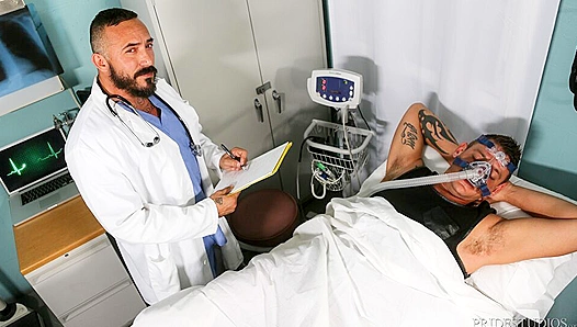 Alessio Romero & Jace Chambers ~ Hospital Anal Action with Extra Big Dicks