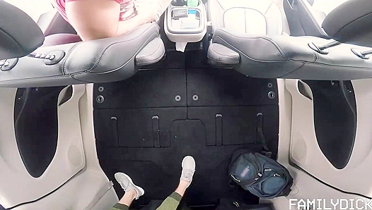 Stepdad Takes Him Hard in the Car ~ Britain Westbury & Bishop Angus