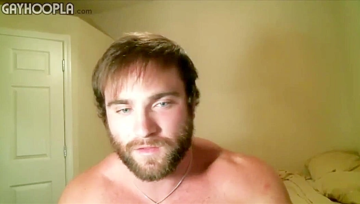 Bearded Bear James Flexes His Muscular Booty