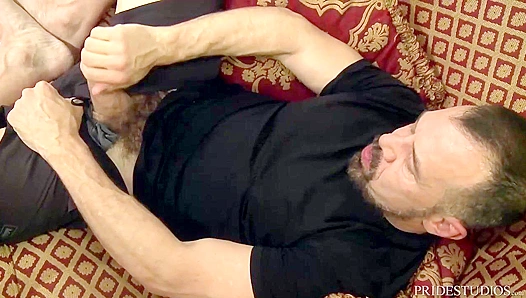 Hairy Hotties Steven & Max Pound Each Other with Extra Big Dicks