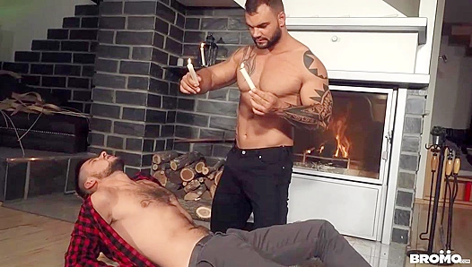 Hairy Bros Jerome & John D Pound Each Other Raw on the Floor