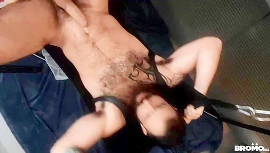 Hairy Dudes Vince & Jake Fuck Hard in BDSM Bliss