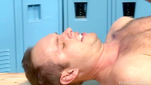 Hot Locker Room Fuck ~ Mature Men Over 30 - Devin Adams & Colby Jansen