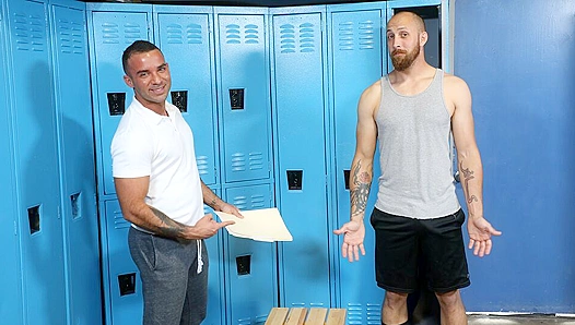 Muscular Daddies Dustin Steele & Fernando Del Rio Pound Each Other Hard