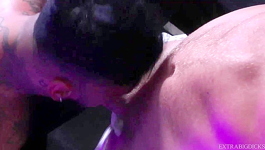 Hairy Anal Heat ~ Rikk York & Riley Mitchell Go Wild with Extra Big Dicks