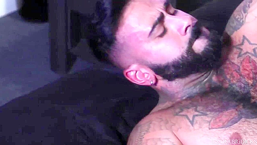 Hairy Anal Heat ~ Rikk York & Riley Mitchell Go Wild with Extra Big Dicks