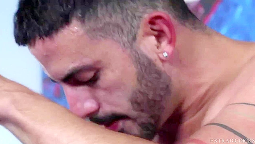 First-Time Anal ~ Cesar Rossi & Jacob Woods Explore Extra Big Dicks