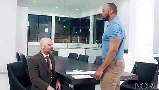 Realtor Adam Russo Sinks Deep into Client Ray Diesel's Desires - Noir Male