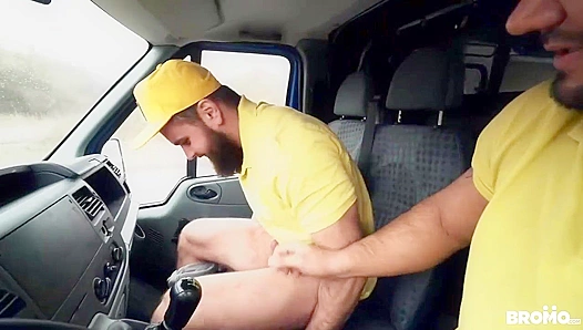 Jerome & Jerry's Steamy Truck Tryst ~ Delivery Men Get Dirty