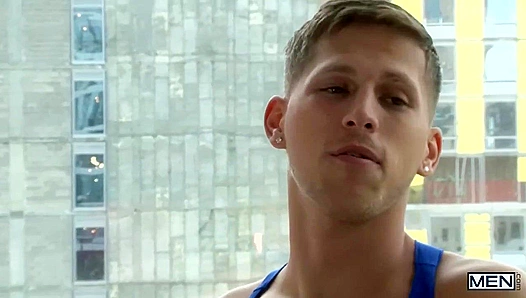 Muscular Roman Todd Turns Hairy Daddy Dirk Caber from Str8 toGay