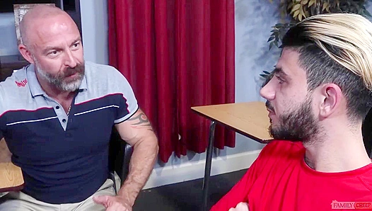 Musclebear Montreal & Adrian Rose Heat Up the Classroom - Pride Studios