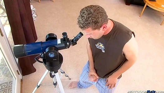 Next-Door Stud Rod Spunkel Jerks His Mammoth Dick