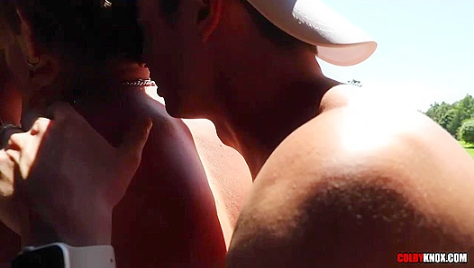 Colby Knox ~ Hot Threesome Action with Calvin Banks and Drake Von