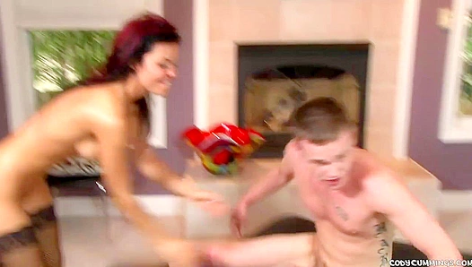 Cody Cummings Gets Double-Dicked by Joey Hard & Rubi Knox