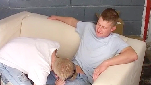 Lex Blond Works His Magic on Michael Jacobs' Cock - Staxus