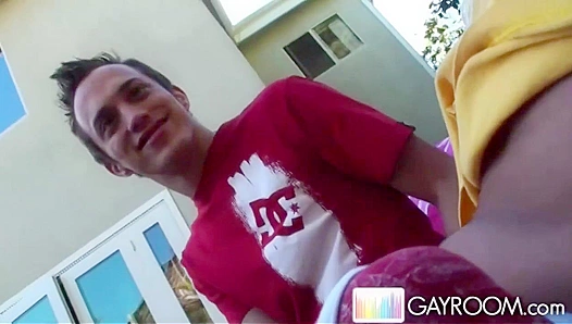 Brice Carson's Outdoor Fuck Fest with a Horny Brunette Guy -Gayroom