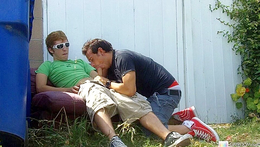 Thirsty Spence Drake Devours Cock in a Quick Deepthroat Sesh - Gay XXX