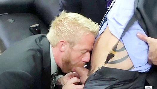 MMM with Christopher Daniels, Jessie Colter & Adam Killian ~ Gay Office Desire