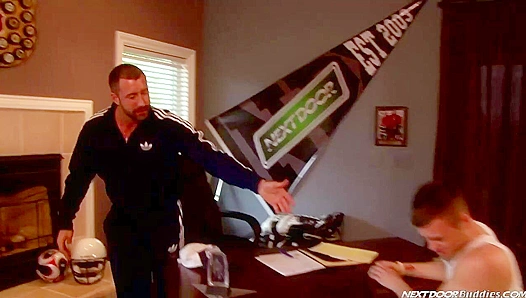 Horny Neighbors ~ Insane Blowjob Session with Joey Hard and Vinny Castillo