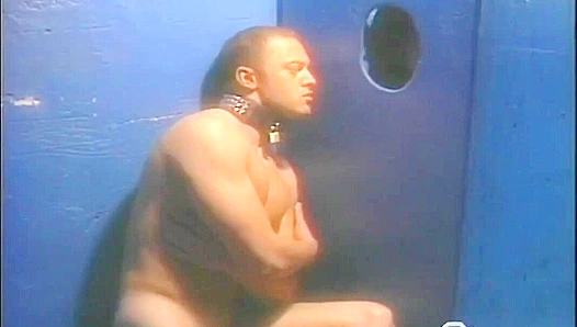 Leashed Hottie Dean Spencer Strokes That Stiff Cock - Falcon Studios