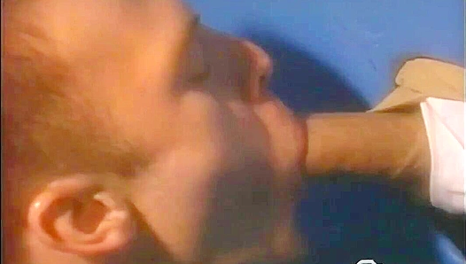 Leashed Hottie Dean Spencer Strokes That Stiff Cock - Falcon Studios