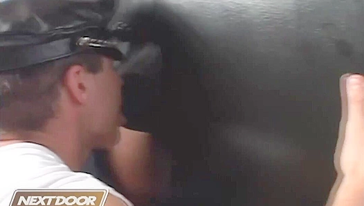 Hot Glory Hole Action ~ Horny Aquarius & Marlone Starr - Nextdoor Originals